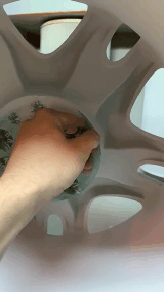 Alloy wheel polyester 220°C masking discs/ dots